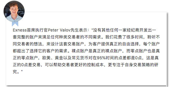 Exness集团优化升级交易账户类型，推出裸点账户