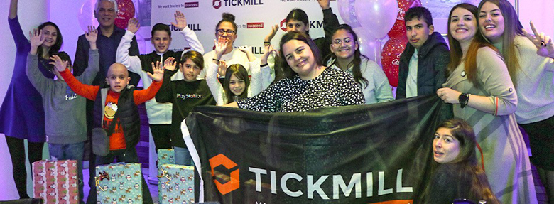 Tickmill为塞浦路斯”同一个梦想、同一个愿望“儿童协会举办圣诞派对