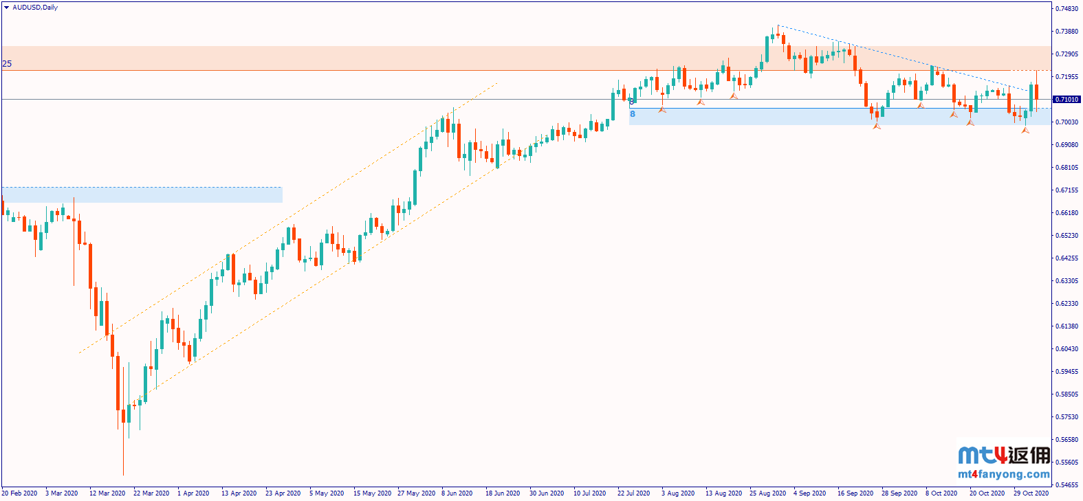 美国大选计票进行时，警惕澳元/美元假突破风险